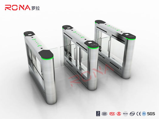 カードリーダーとDCブラシレスモーター付きの304ステンレス鋼双方向ターンスタイルゲート