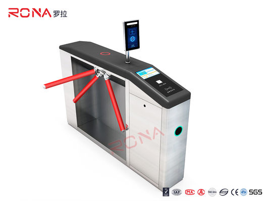 304 ステンレス スチール 歩行者 ターンスタイル ゲート 3 ブーム マルチ - 警報