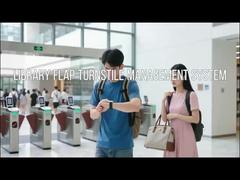 自動フラップの安全障壁のゲート、発券システムが付いている腰の高さの回転木戸