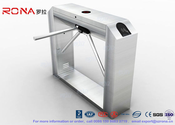 304 ステンレス鋼の三脚の回転木戸のゲート、RFID の折り返しの障壁の回転木戸の出席