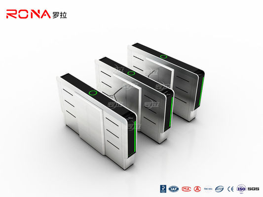 アクリルの折り返しの障壁のゲートICカード指紋の歩行者のオフィスのセキュリティ システム